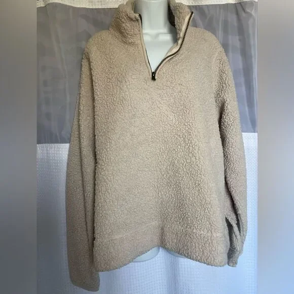 Sonoma High Pile Sweater Fleece Furry Fluffy - Picture 2 of 3